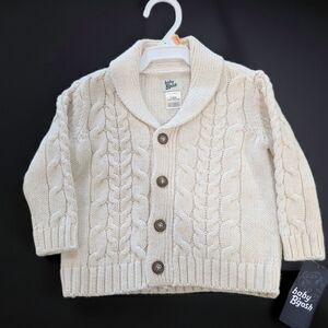 Baby B'gosh Cream Cable Knit Cardigan